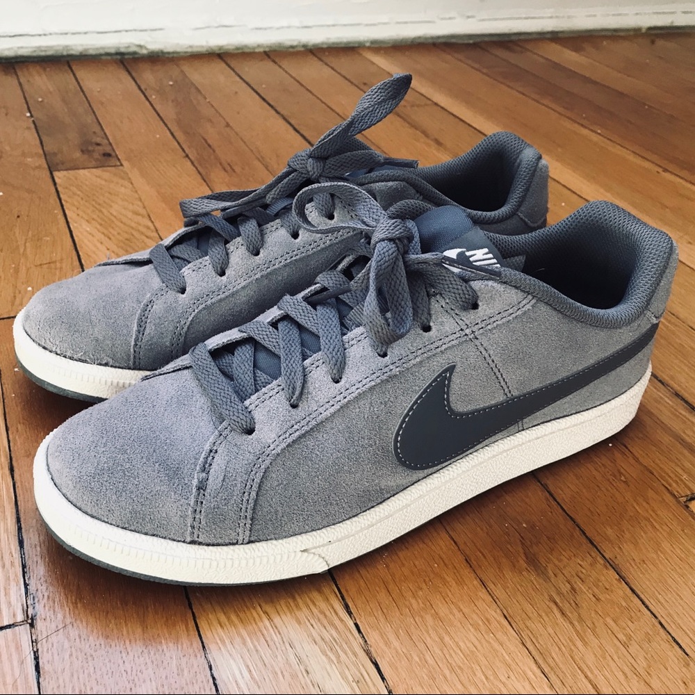 Nike Gray Suede running sneakers 8.5